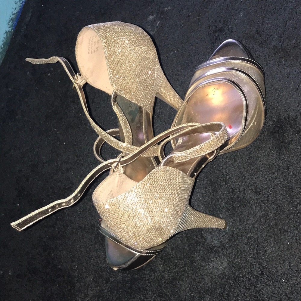 Sparkly heels